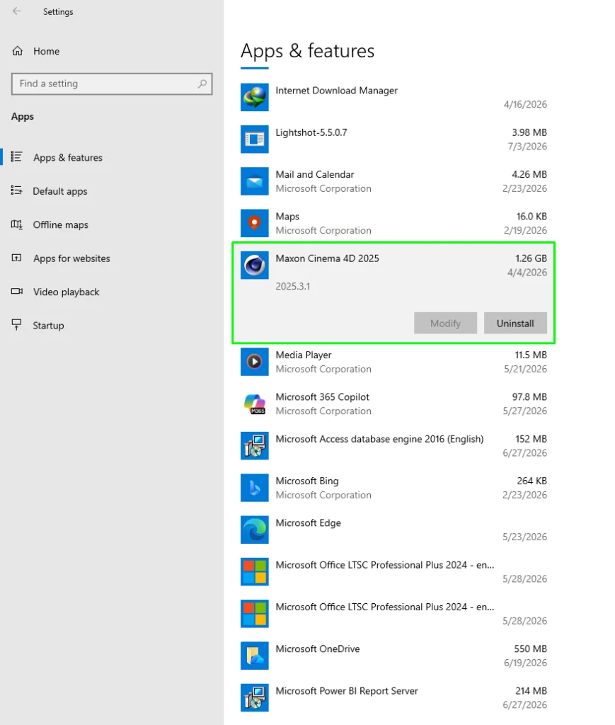 Uninstall Unecessary Apps and Features